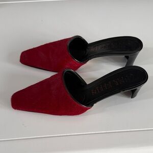 Vintage Pony Hair Mules